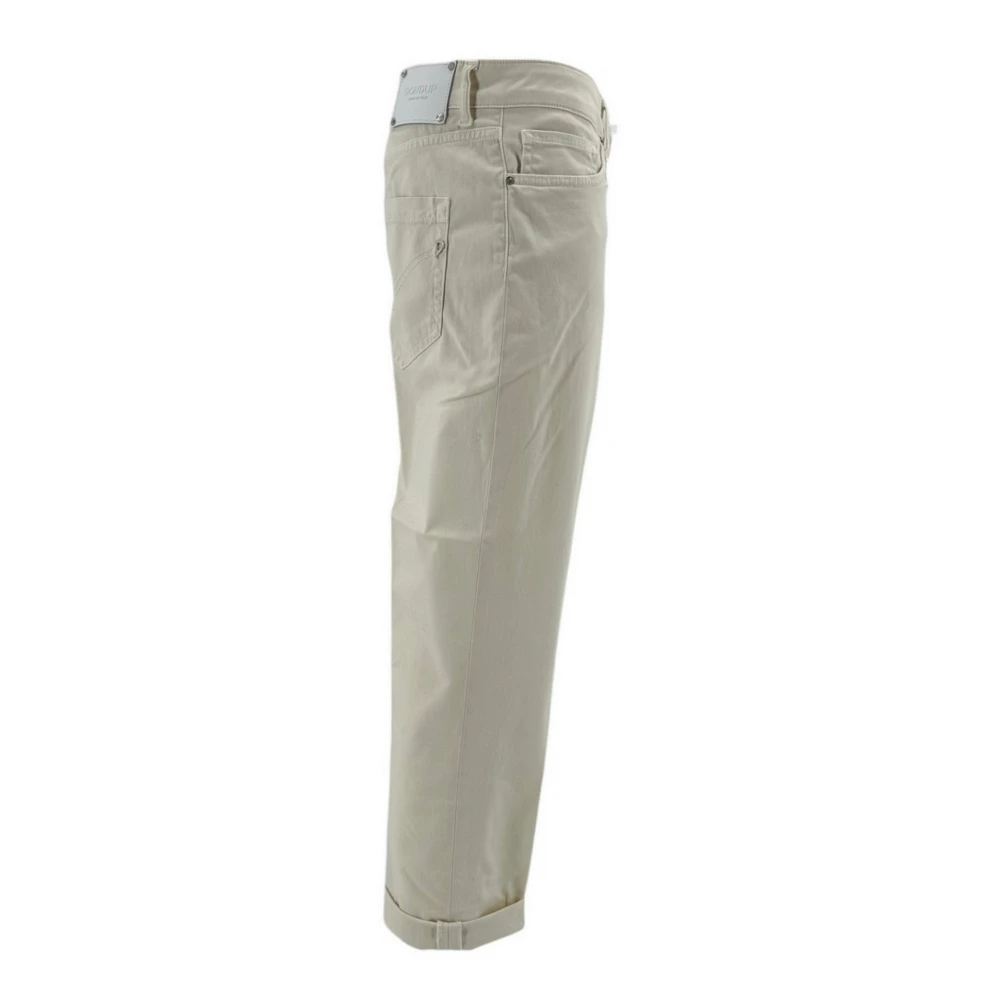 Dondup Koons Jeans met Juweelknopen Yellow Dames