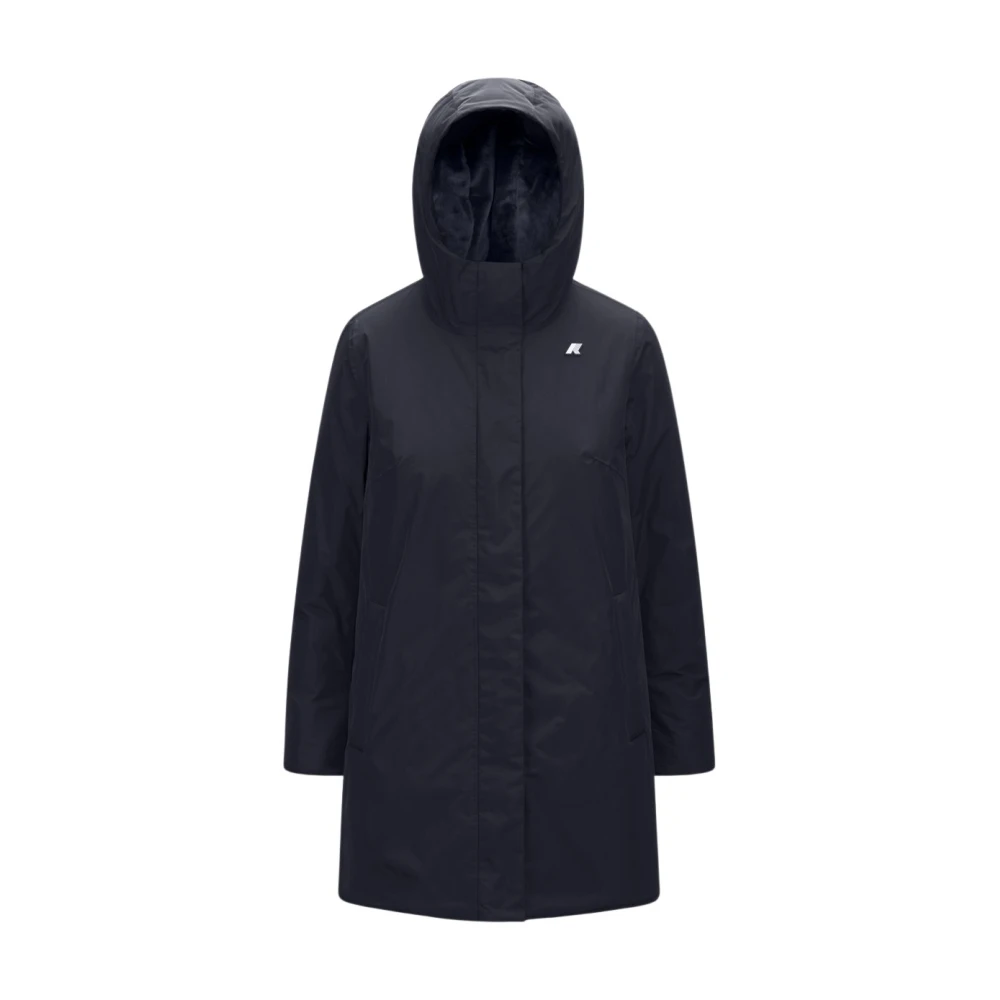 K-Way Vrouw Blauw Sophie Soft Touch Marmotta Parka