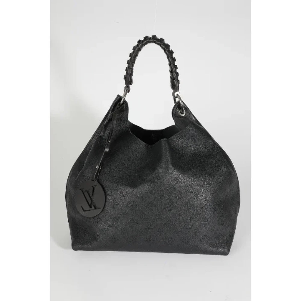 Louis Vuitton Vintage Pre-owned Leather handbags Black Dames