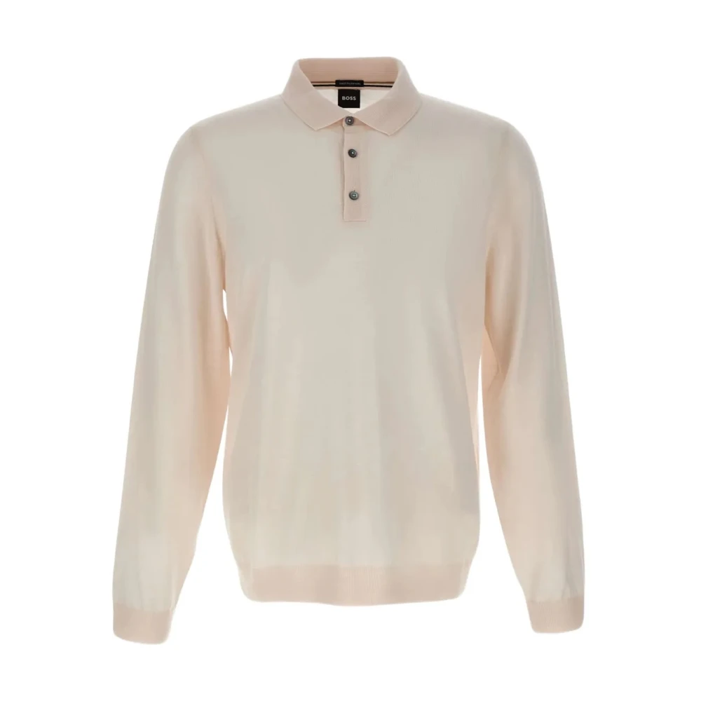 Hugo Men's Beige V-Neck Knitwear, L, Lancione Jumper