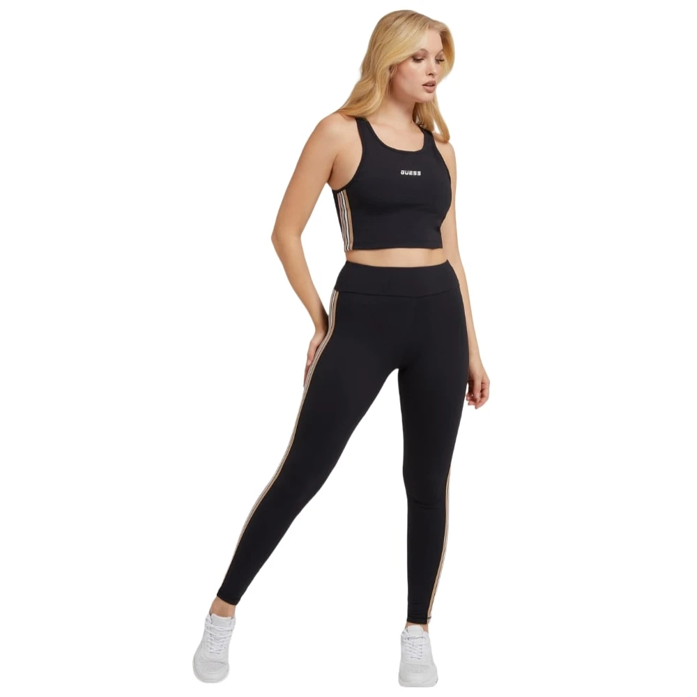 Guess Mouwloze Top Black Dames
