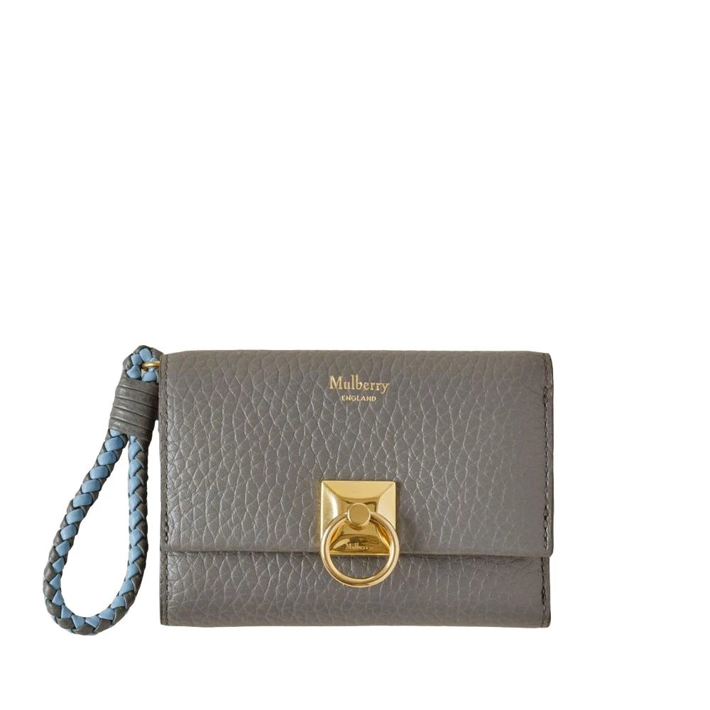 Mulberry Iris Trifold Wallet Grå Dam