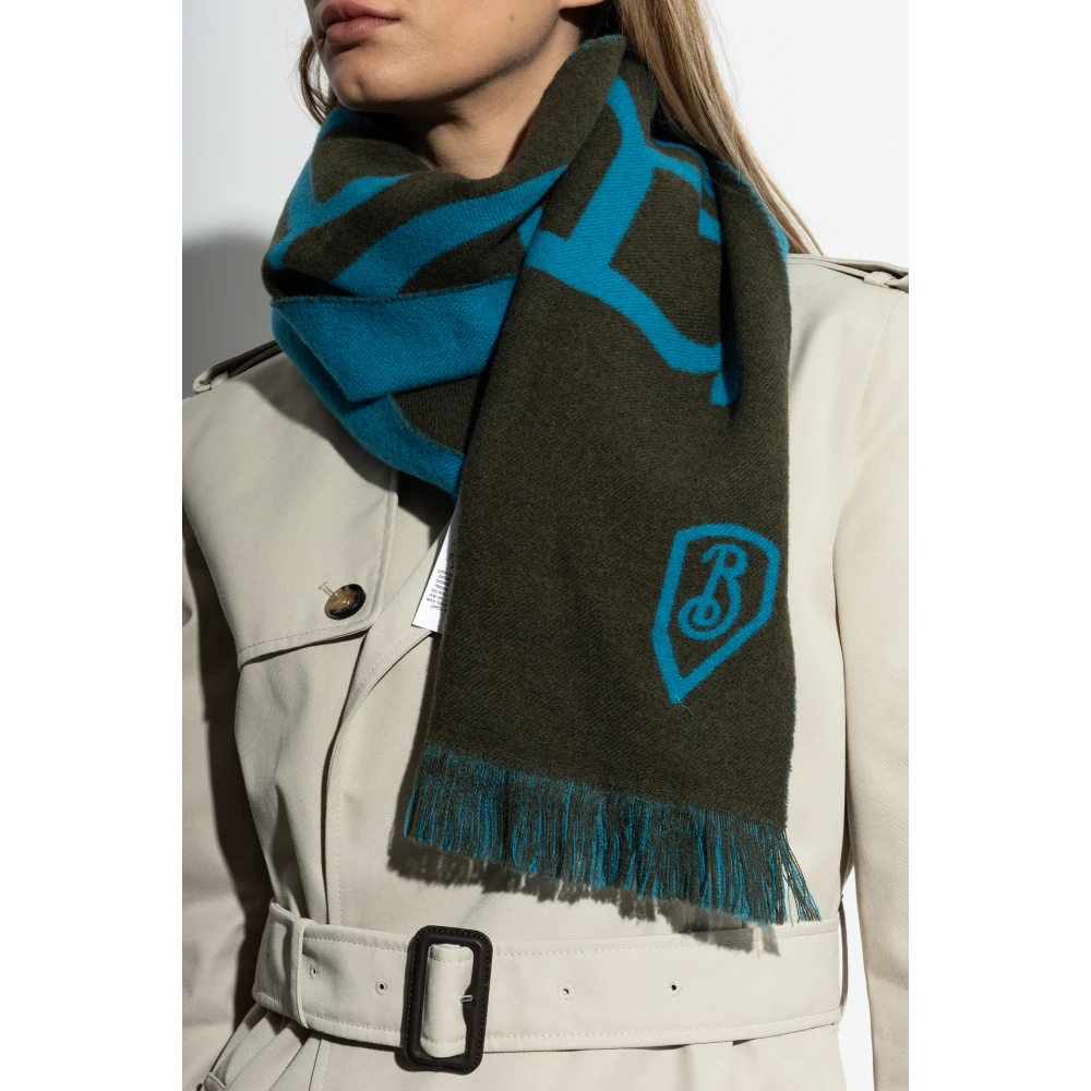 Burberry Wollen sjaal Green Heren