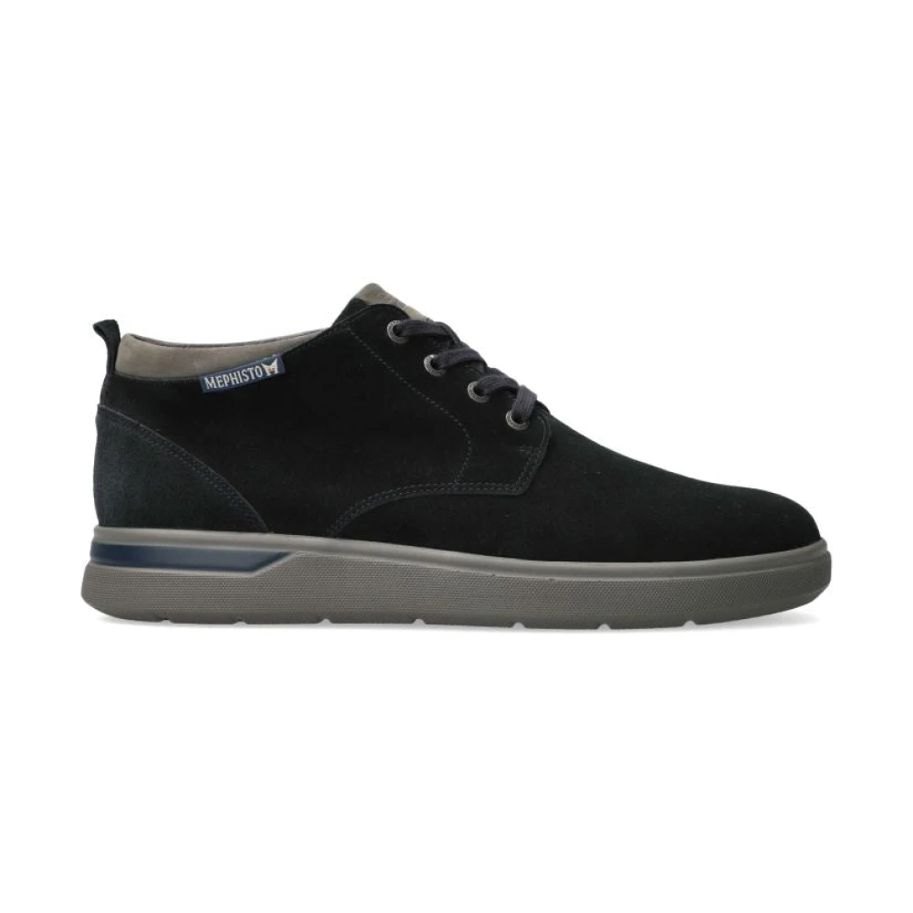 Mephisto Ontspannen Heren Enkellaars Heren Schoenen Blauw