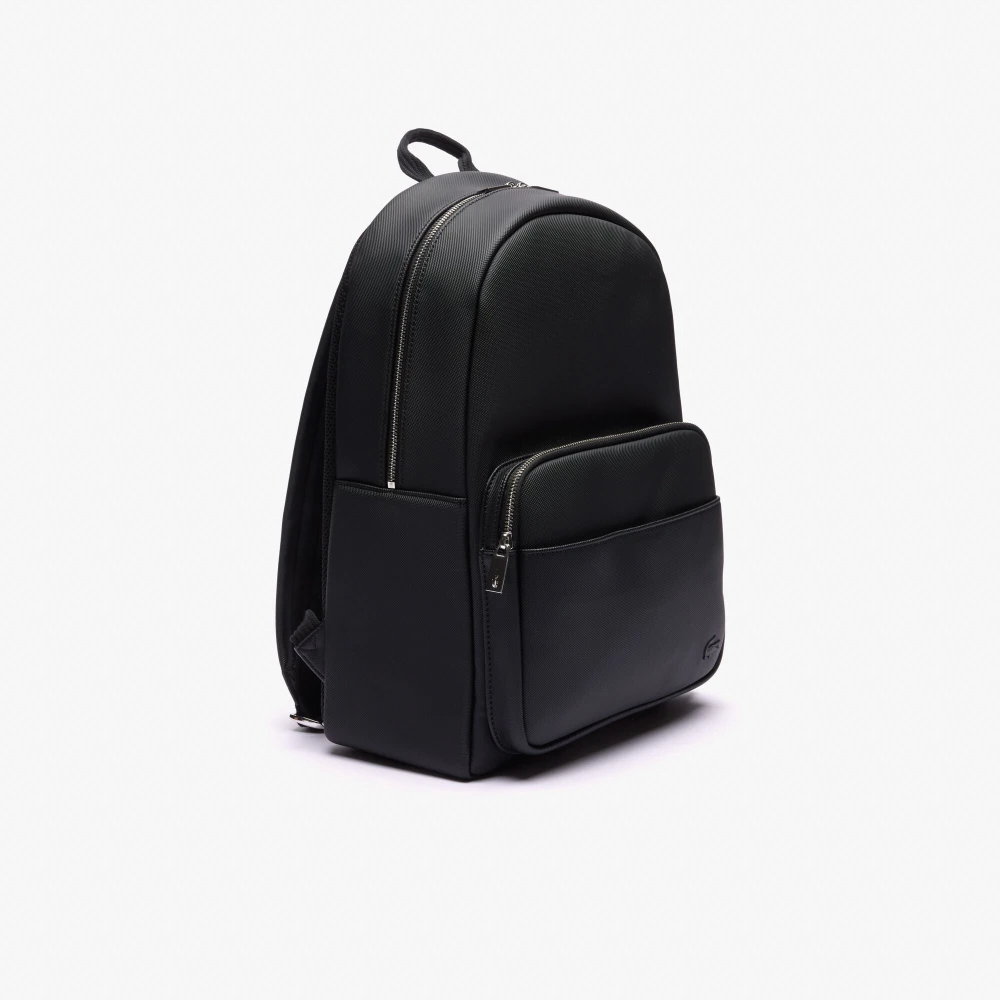 Lacoste Klassieke Heren Rugzak Zwart Black Unisex