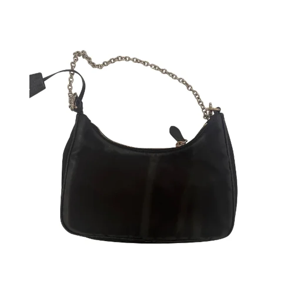 Prada Vintage Pre-owned Nylon prada-bags Black Dames