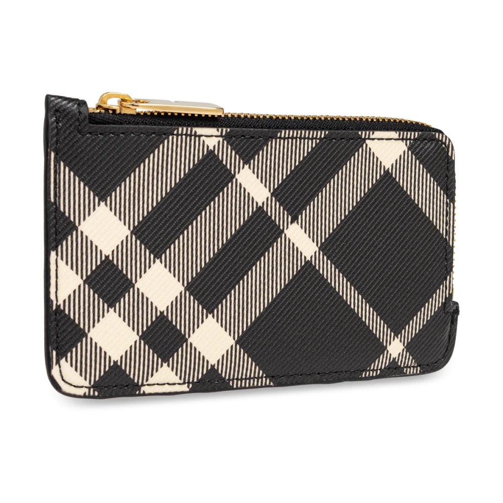 Burberry Check kaarthoes Black Dames