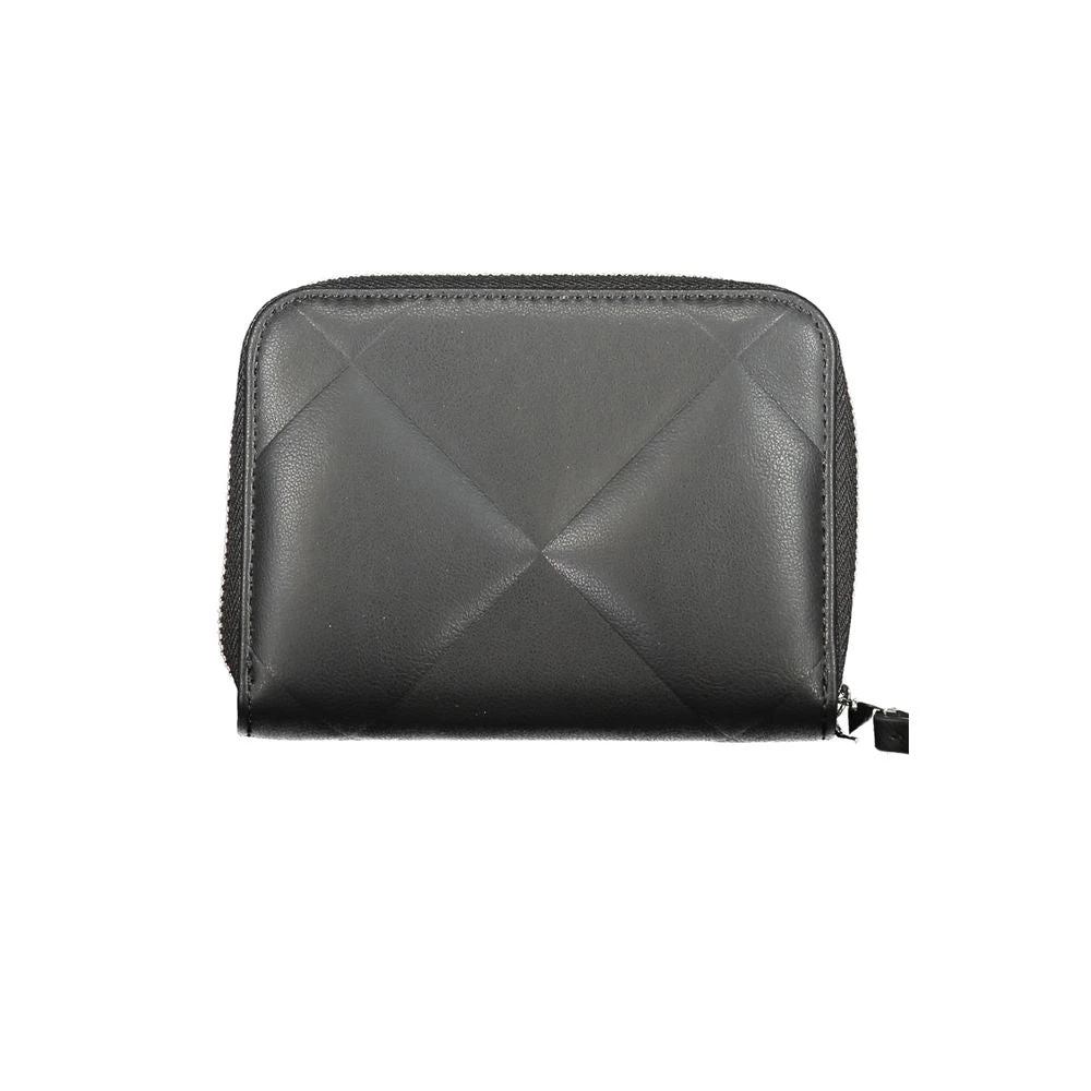 Calvin Klein Zwarte Polyester Portemonnee met RFID-blokkering Black Dames