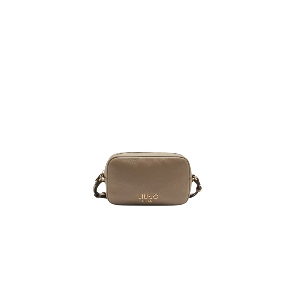 Liu Jo Vrouw Bruin Beige Schoudertas Ecs S Camera Case