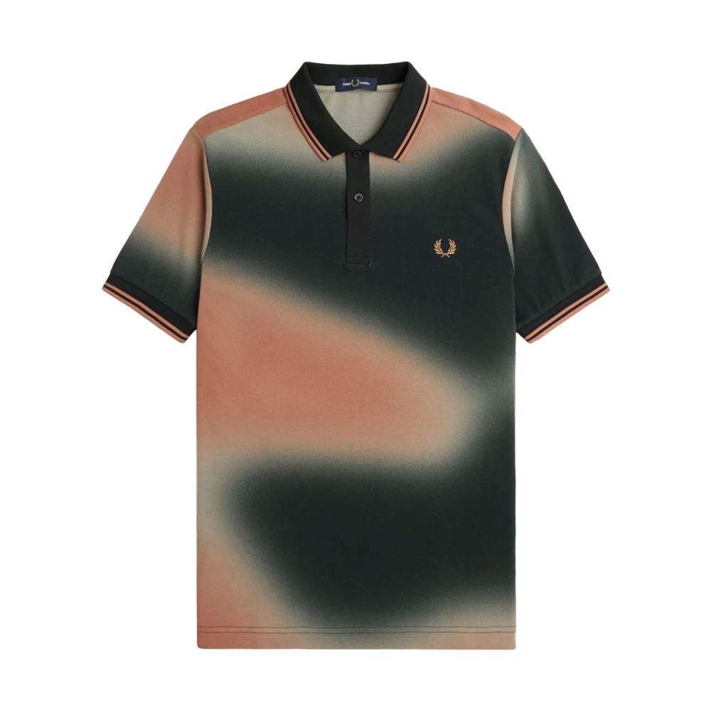 Fred Perry Twin Tipped Polo Shirt Groen Multicolor Heren