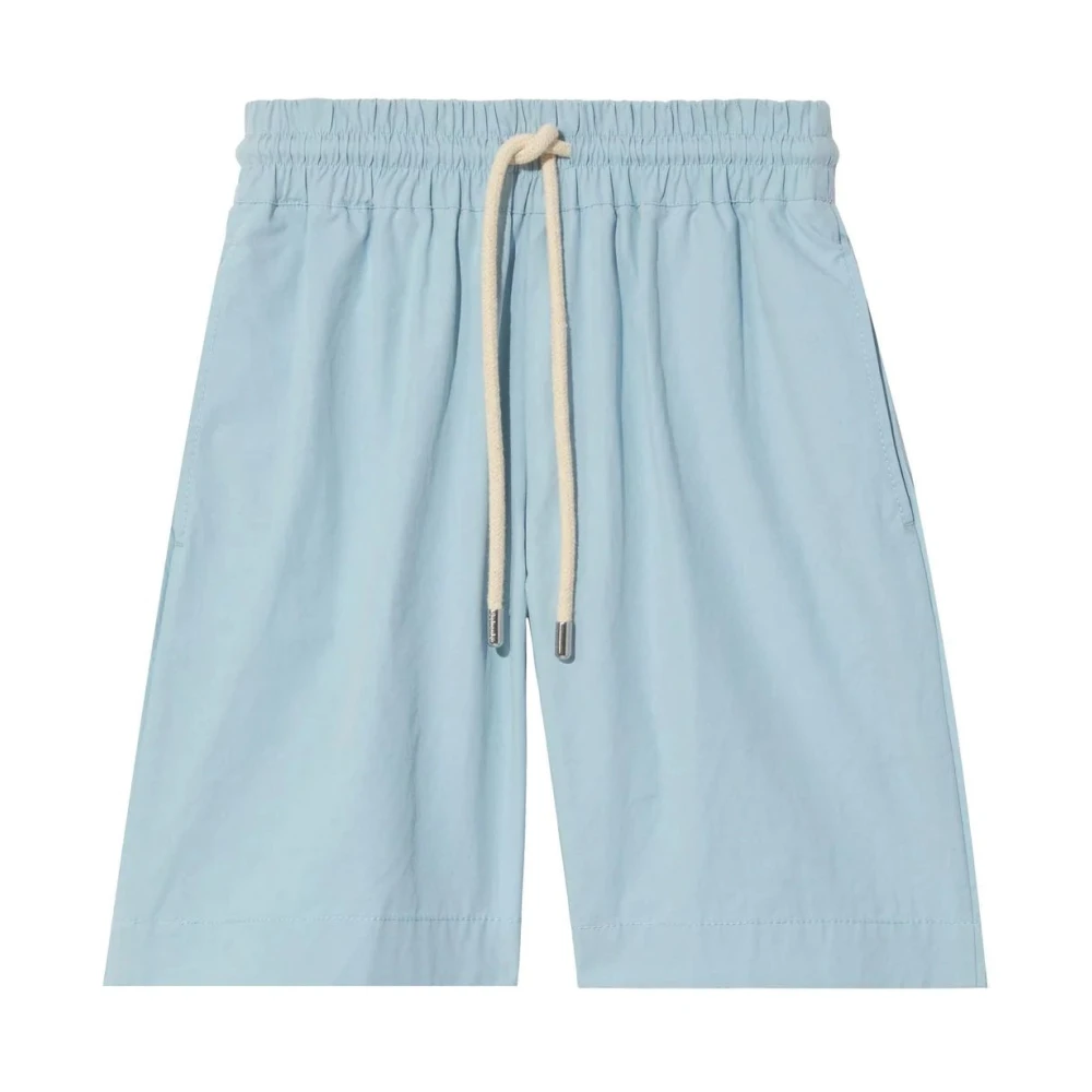 Proenza Schouler Blauwe Casual Katoen Linnen Shorts Blue Dames