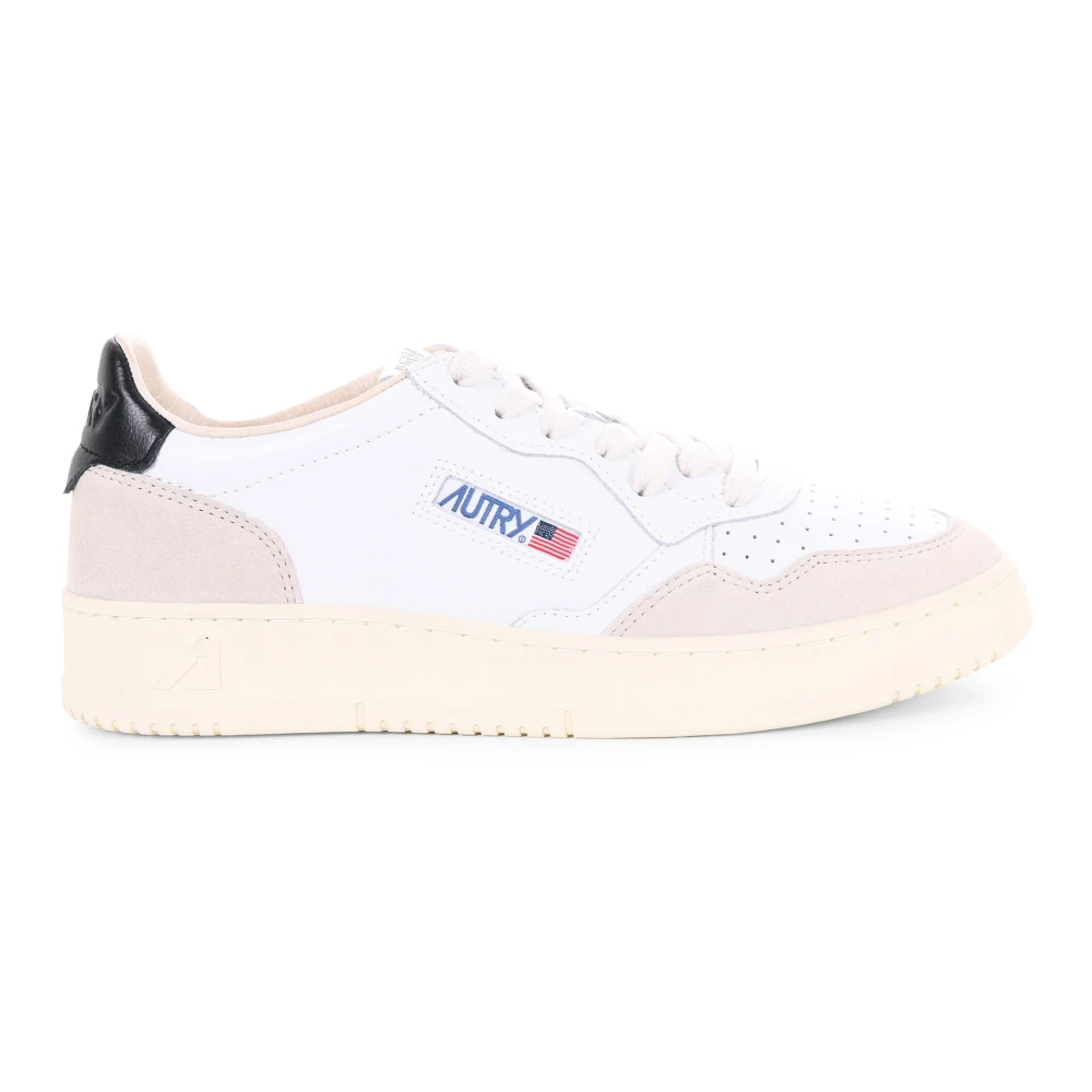 Autry Uomo Bianco/Nero Sneakers Medalist Low - Immagine 5