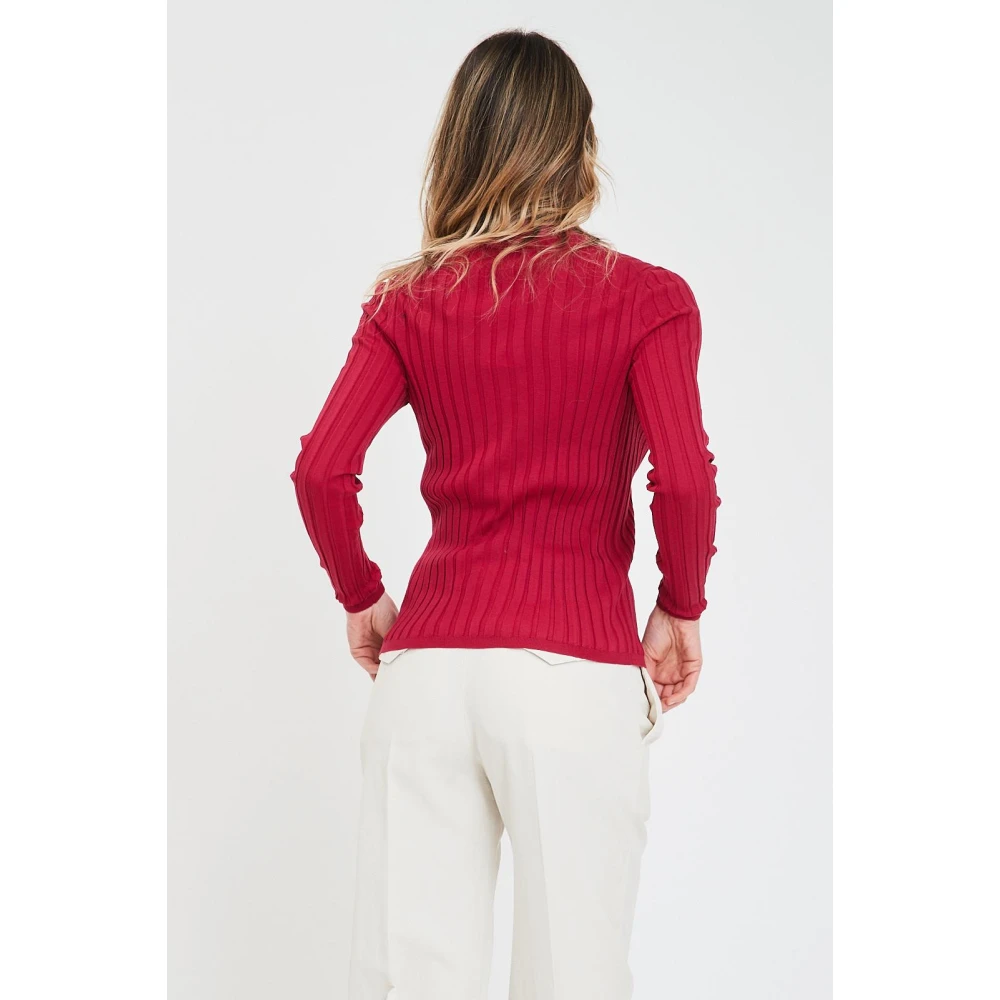 Gran Sasso Bicolor Cardigan Pink Dames