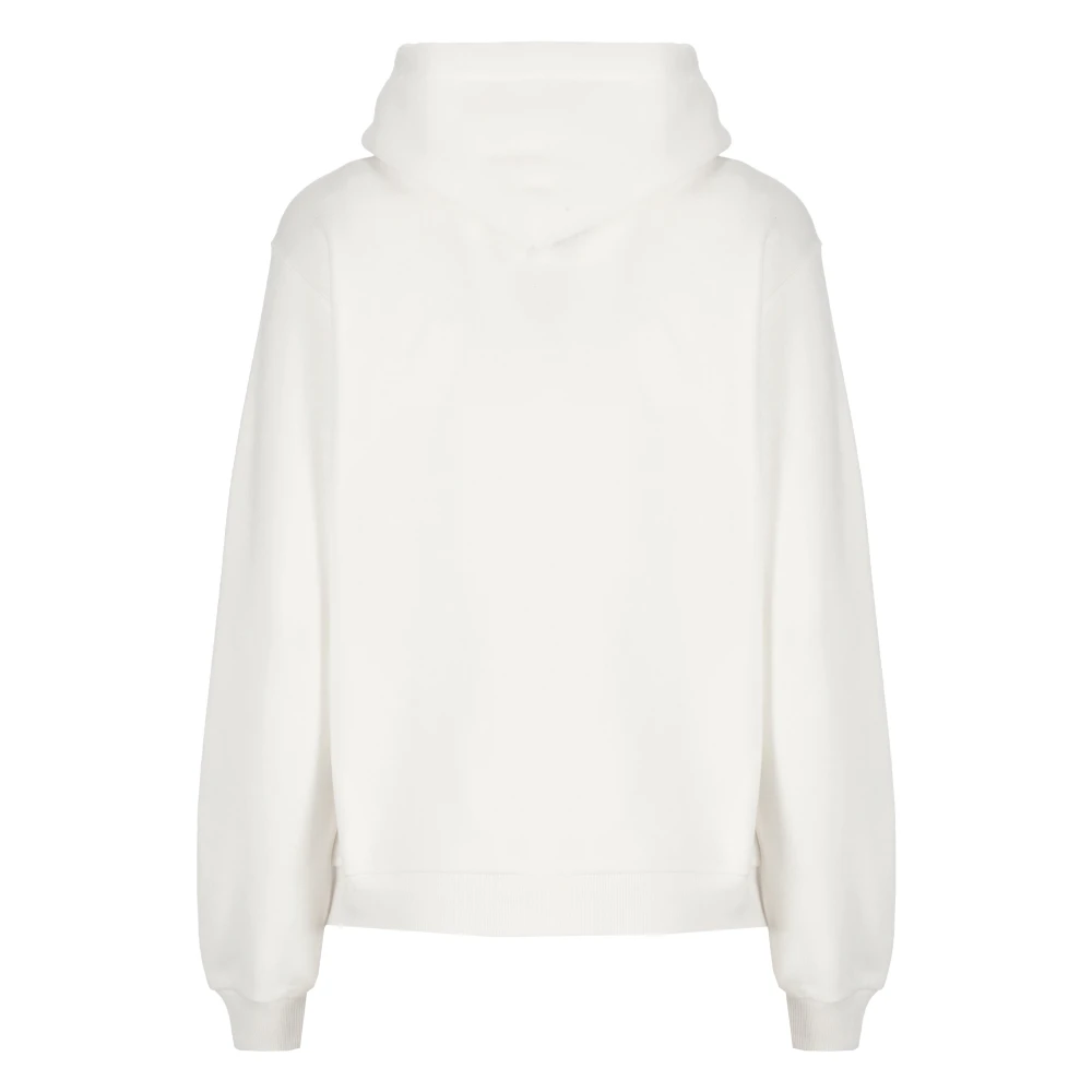 Ralph Lauren Witte Katoenen Hoodie met Pony Logo White Dames