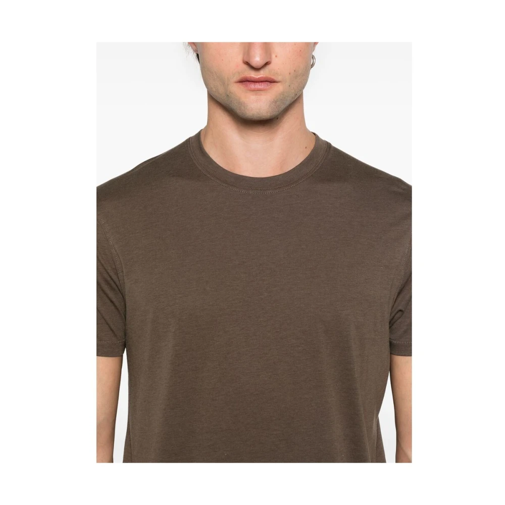 Tom Ford Olijfgroen Korte Mouwen T-shirt Green Heren