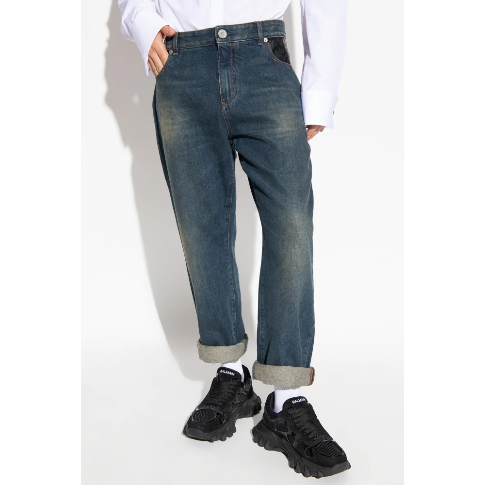 Balmain Regular-fit jeans Blue Heren