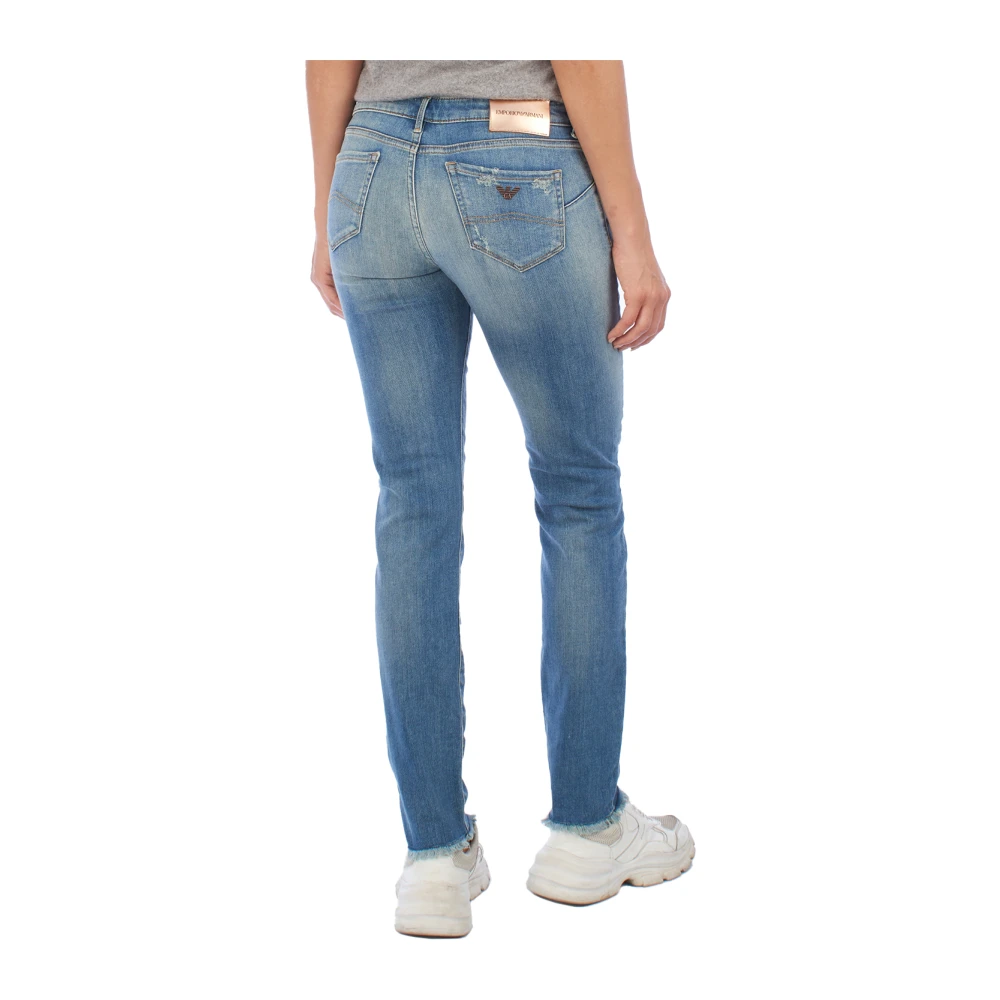 Emporio Armani Push-Up Skinny Jeans Blue Dames