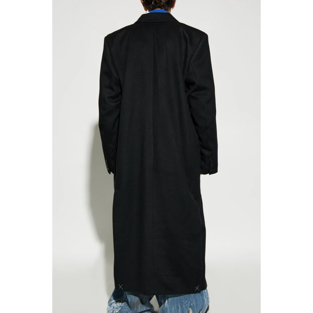 Vetements Wollen jas Black Heren