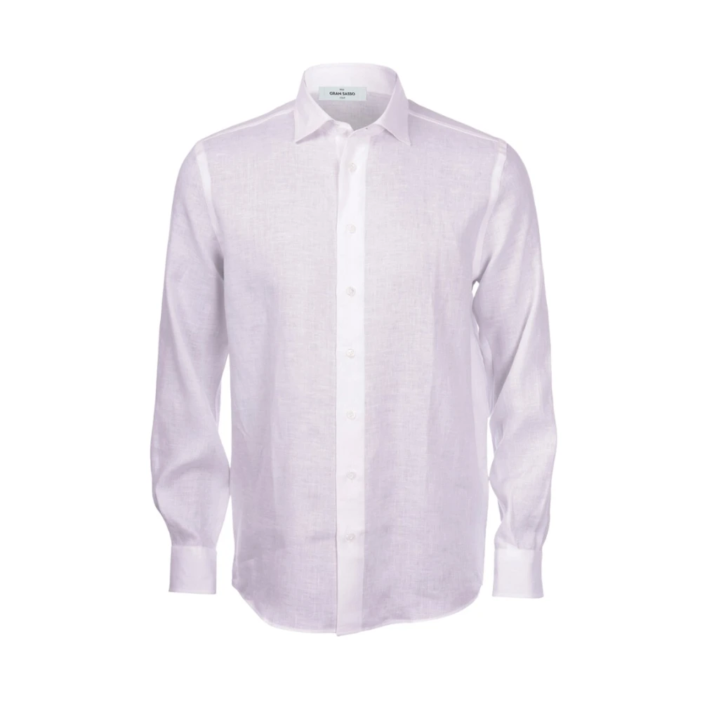 Gran Sasso Basic Overhemd White Heren