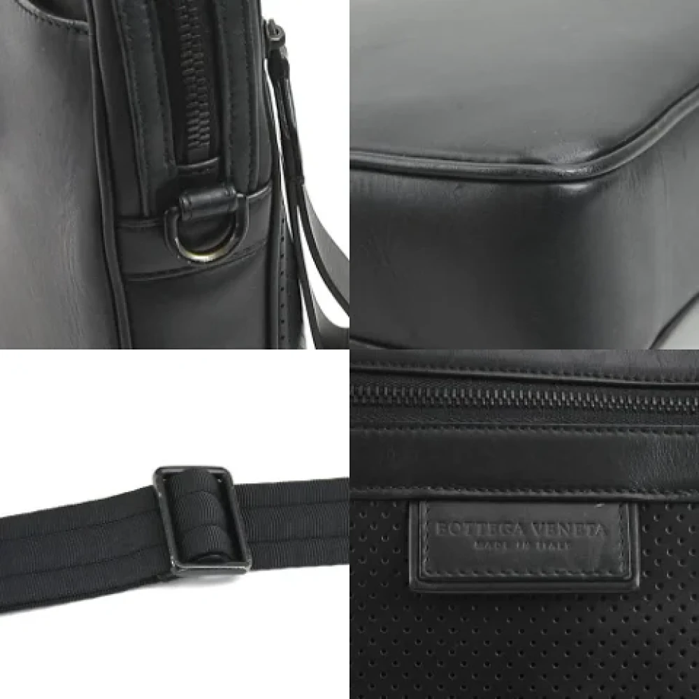 Bottega Veneta Vintage Pre-owned Leather handbags Black Heren