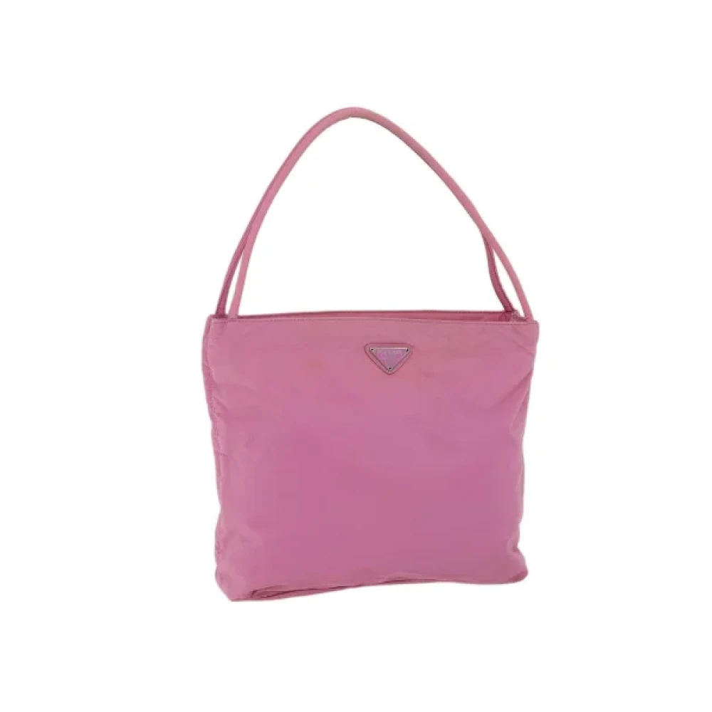 Prada Vintage Pre-owned Nylon prada-bags Pink Dames