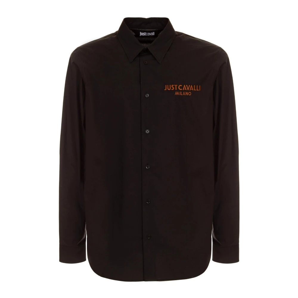 Just Cavalli Overhemden Black Heren