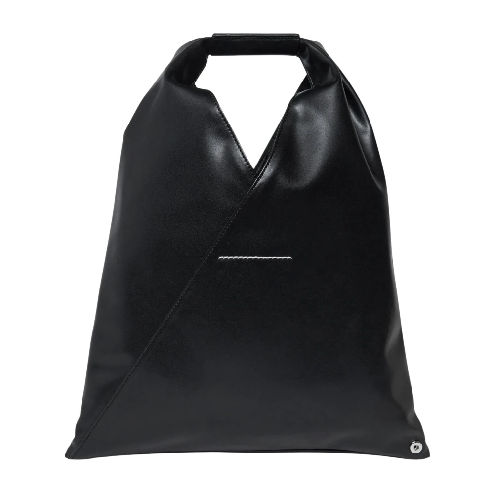 Maison Margiela Zwarte handtas met driehoekige silhouet Black Dames