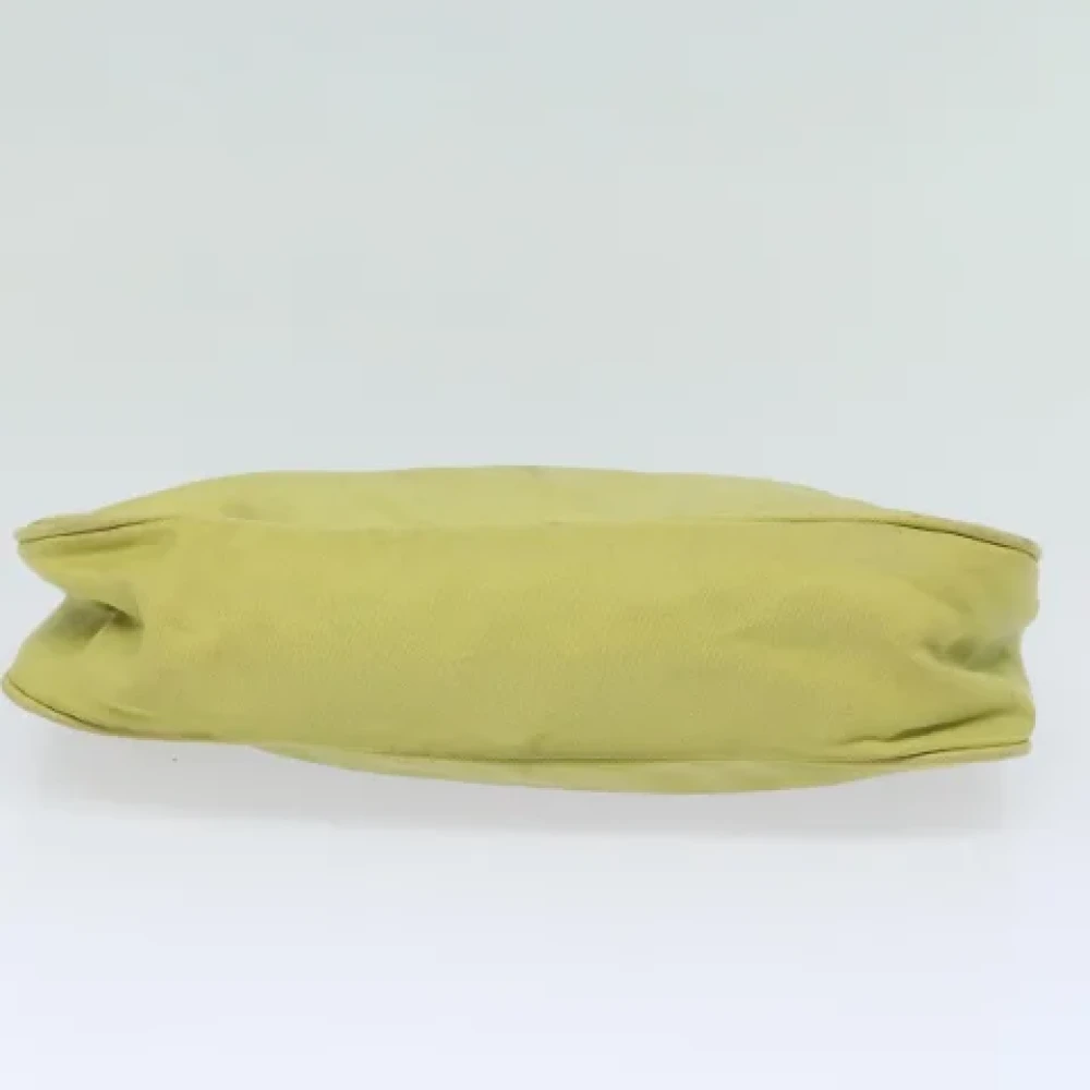 Prada Vintage Pre-owned Nylon pouches Yellow Dames