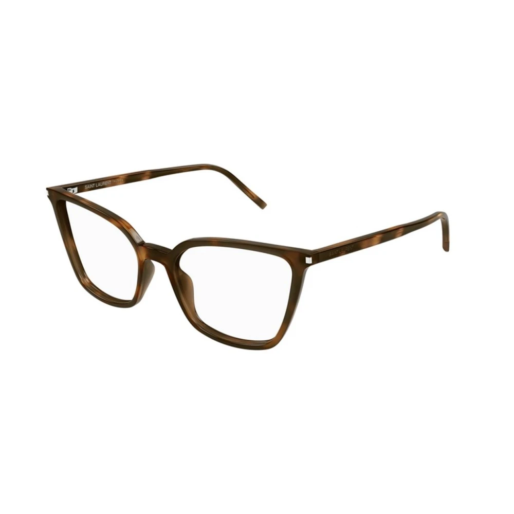 Saint Laurent Klassieke Vlinder Montuur Bril Brown Unisex
