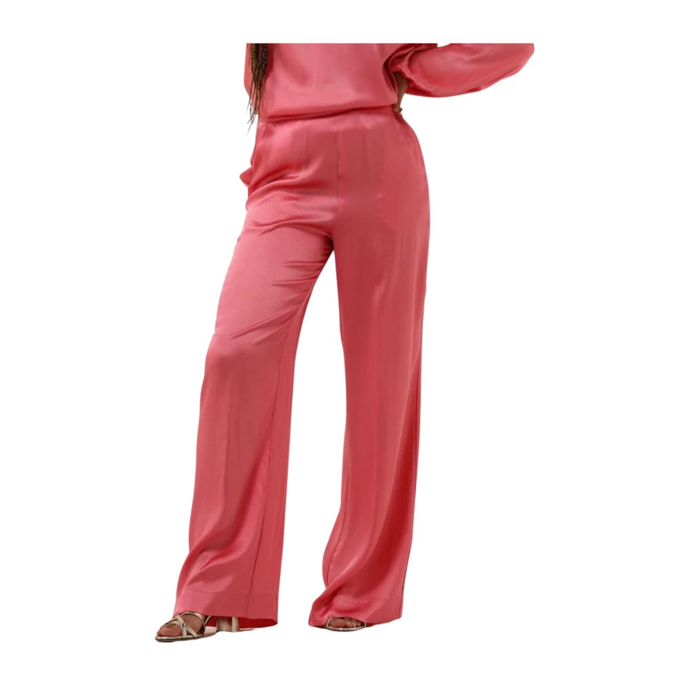 Semicouture Roze Emmerson Trousers Damesbroek Pink Dames