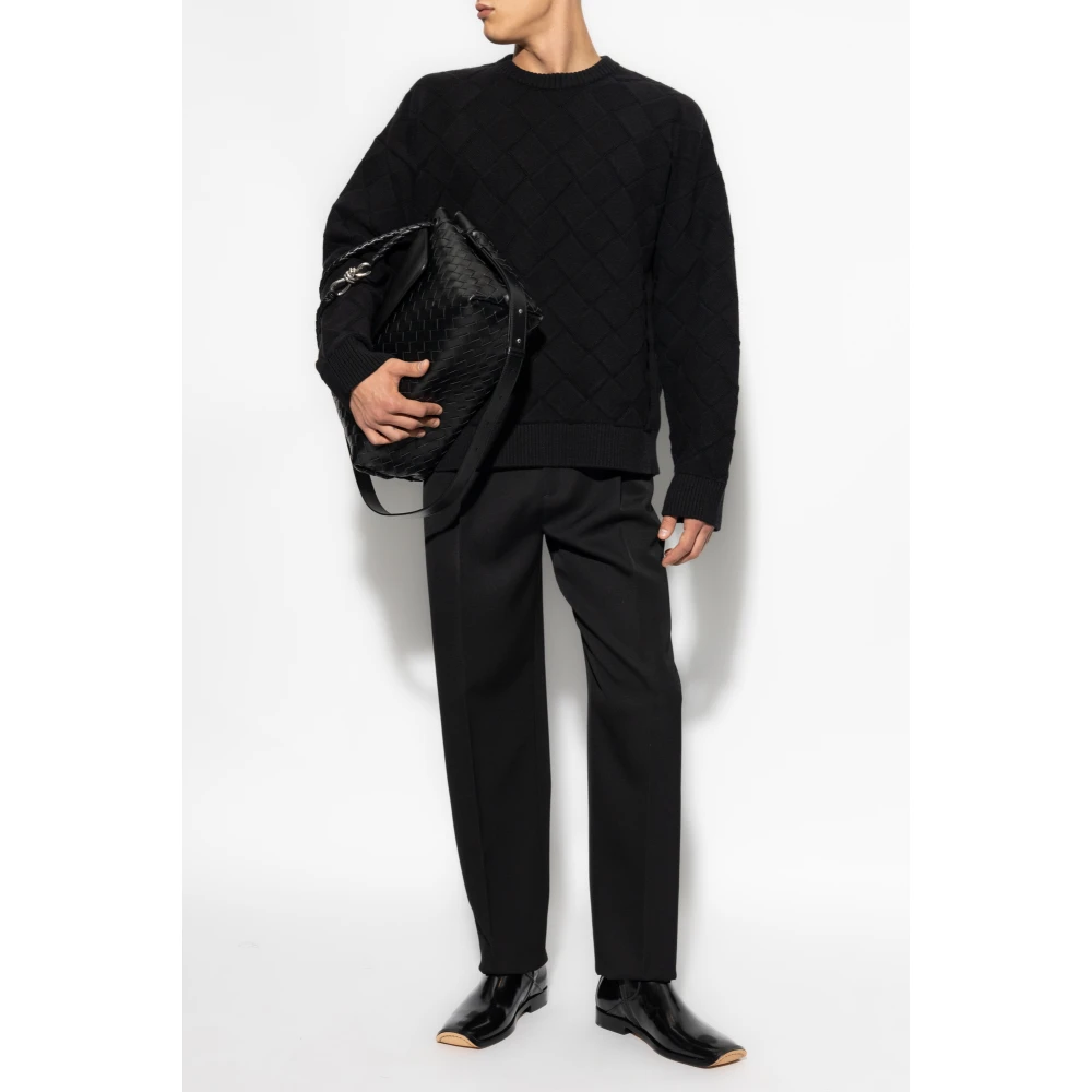 Bottega Veneta Wollen trui Black Heren
