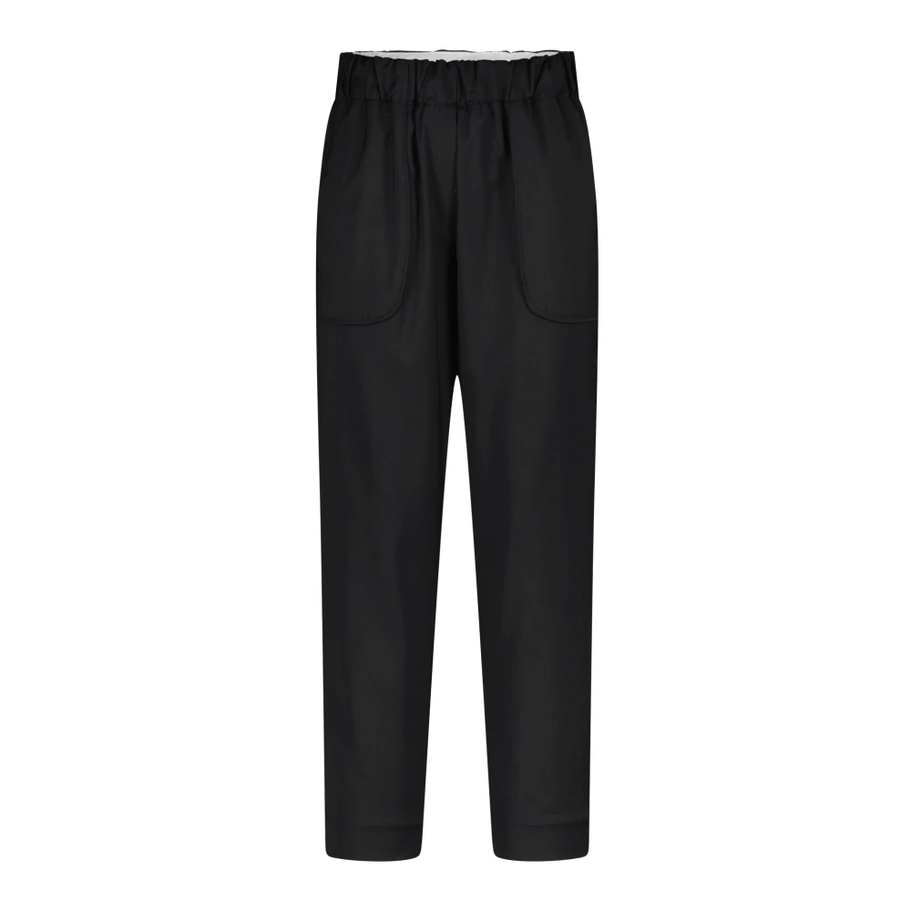 Nine In The Morning Straight Trousers Black Dames