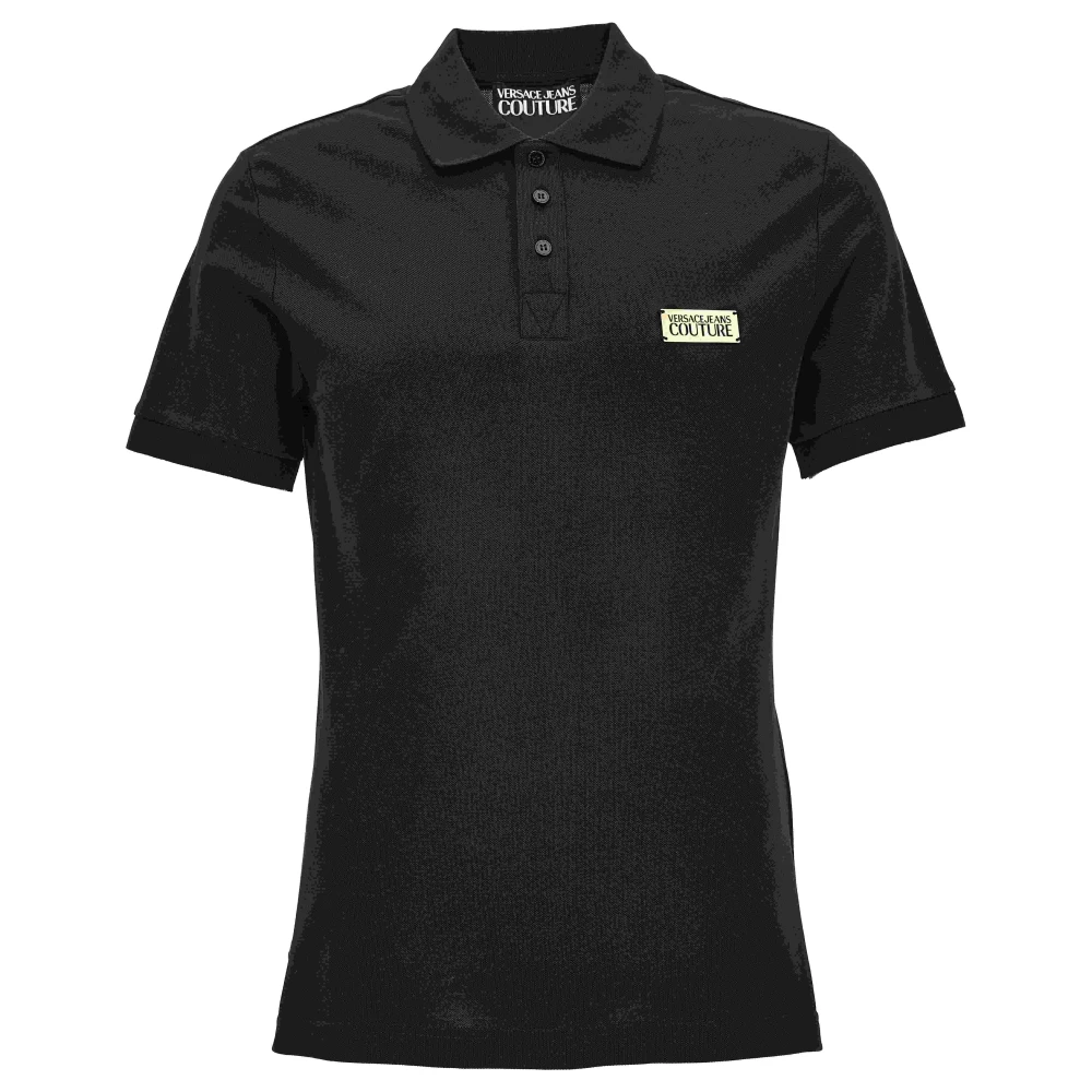 Versace Jeans Couture T-shirts en Polos Black Heren