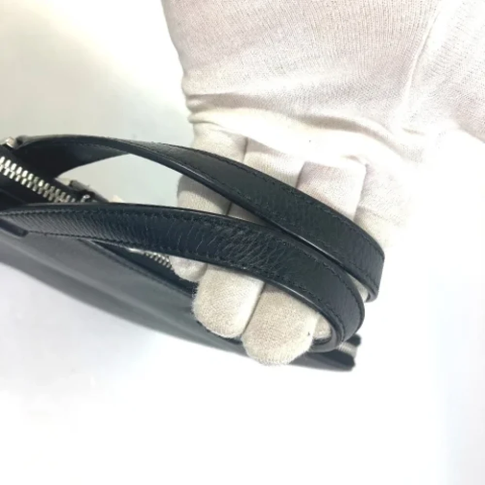 Dior Vintage Pre-owned Leather dior-bags Black Heren
