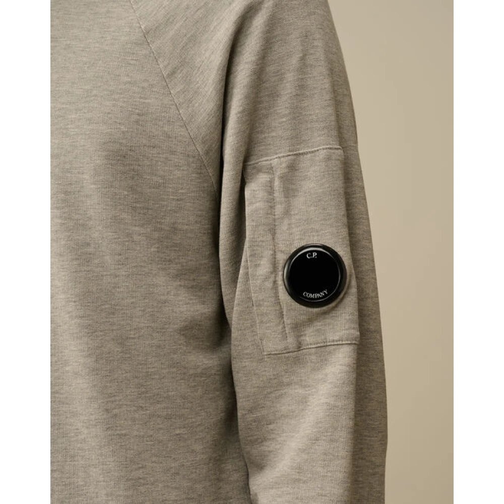 C.P. Company Fleece capuchontrui Gray Heren