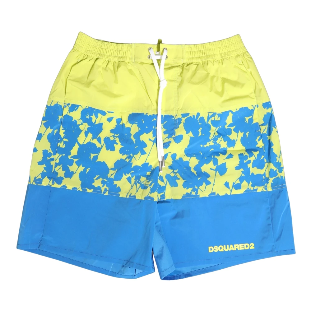 Dsquared2 , Beachwear, Male, Multicolor, M, Swim Shorts
