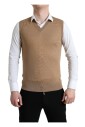 brown-wool-sleeveless-pullover-sweater