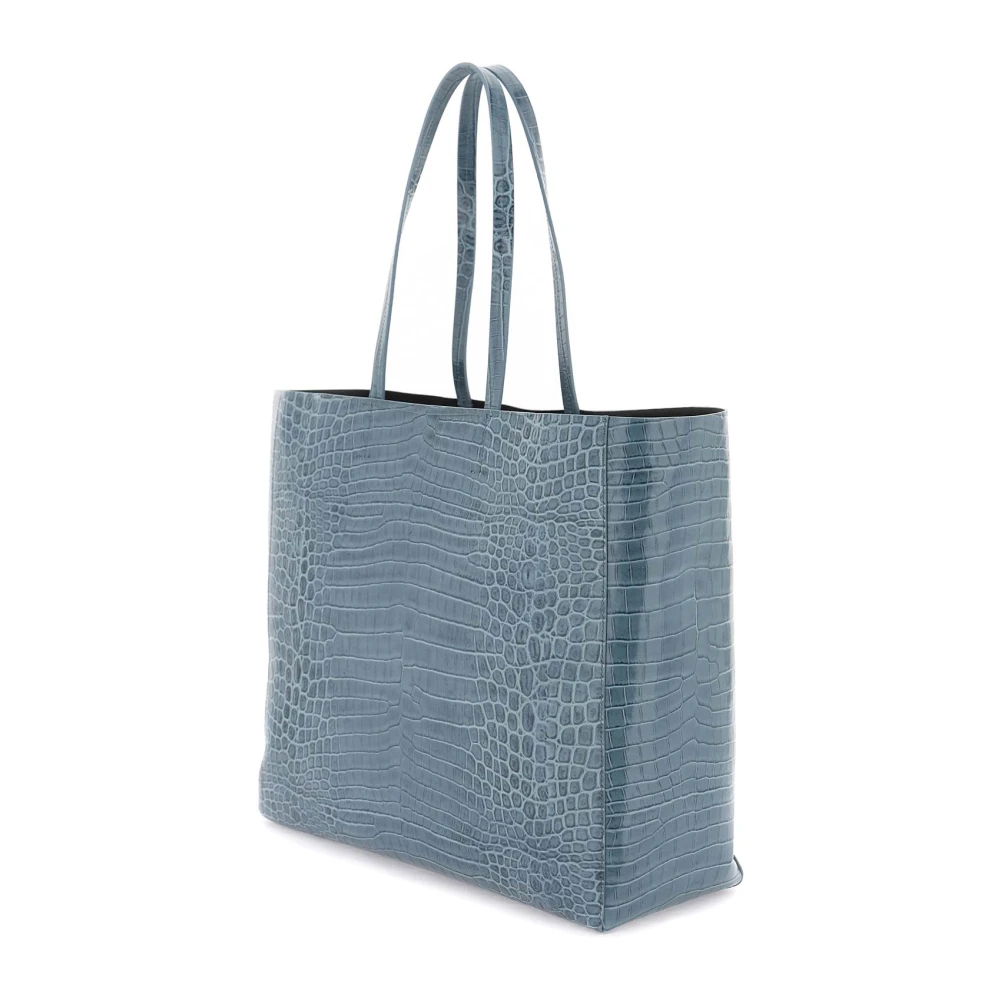 Palm Angels Tote Bags Blue Heren
