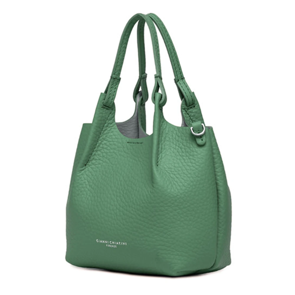 Gianni Chiarini Menta Sabbia Dua Stijlvolle Handtas Green Dames