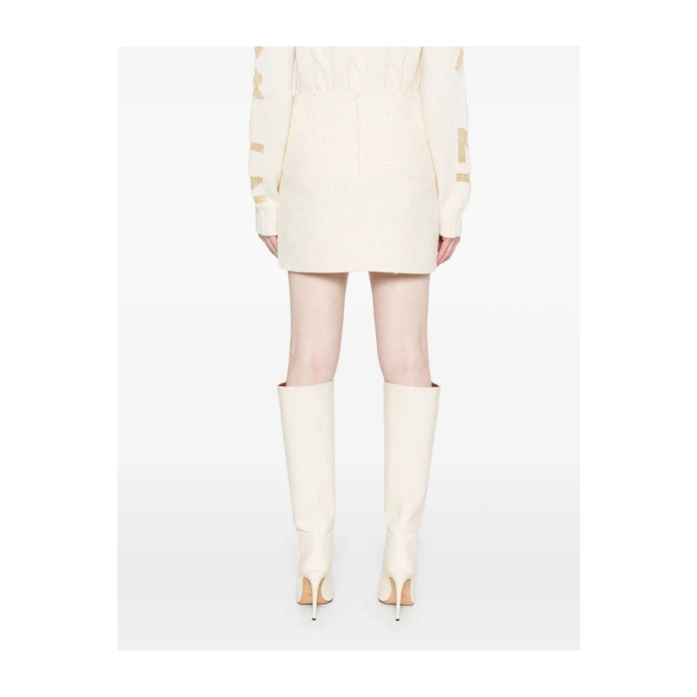 MC2 Saint Barth Beige Rok Aw24 Beige Dames