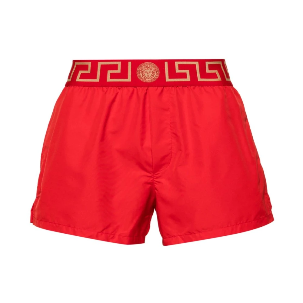 Versace Rood Zee Zwemkleding voor Mannen Red Heren
