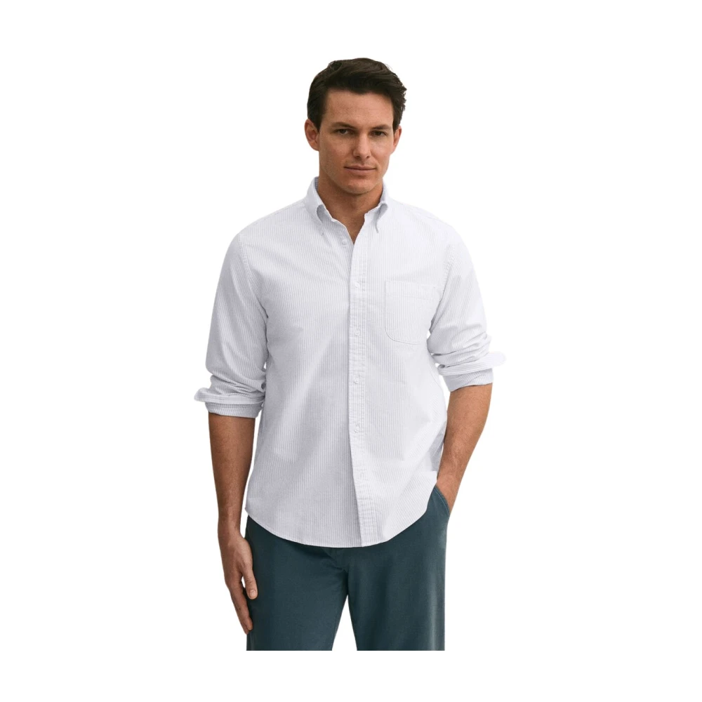 Brooks Brothers Men's Purple Regular Fit Oxford Shirt With Button Down Collar