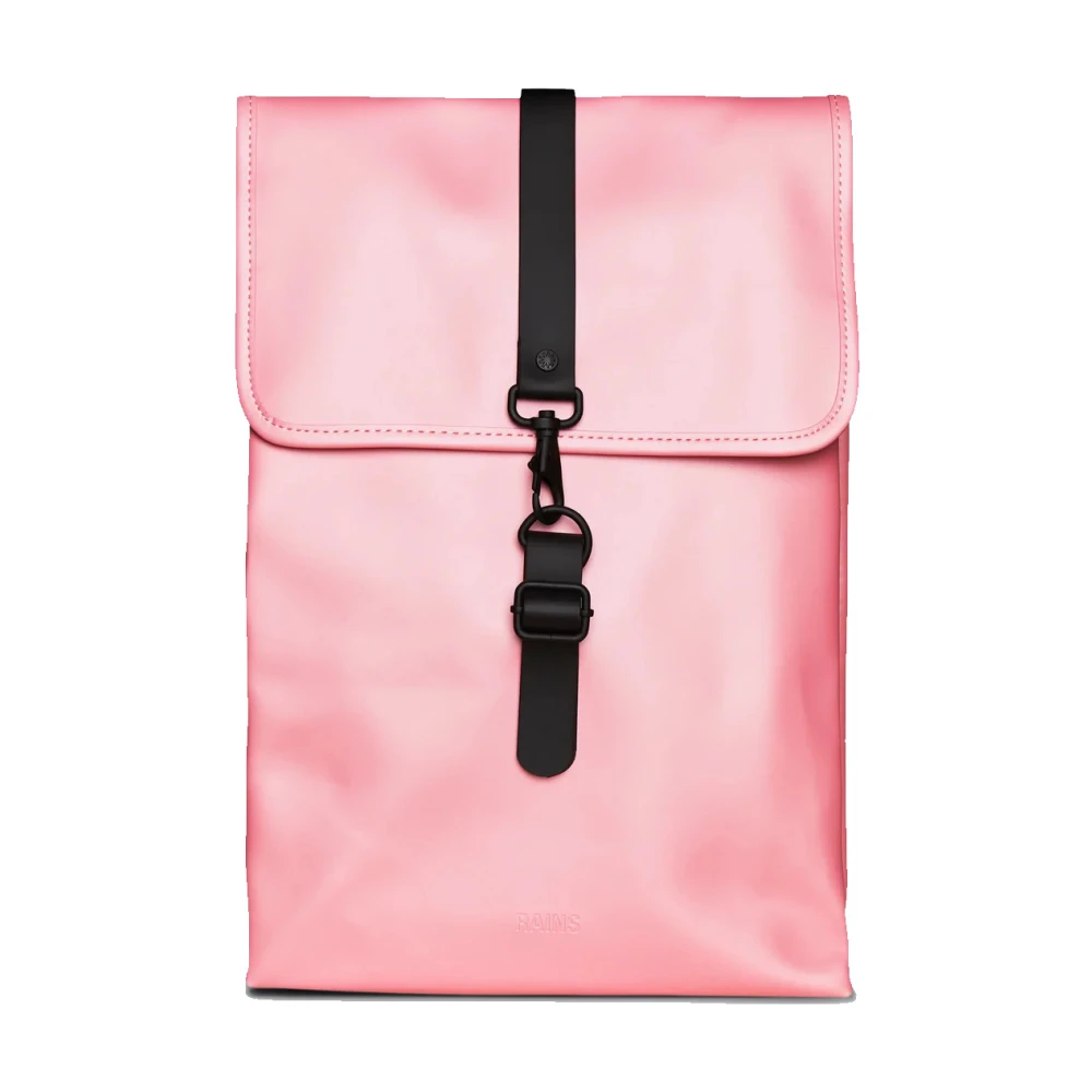 Rains Vattentät ryggsäck med laptopfack Pink, Dam