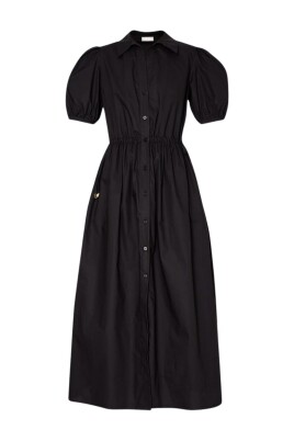 black-cotton-shirt-dress