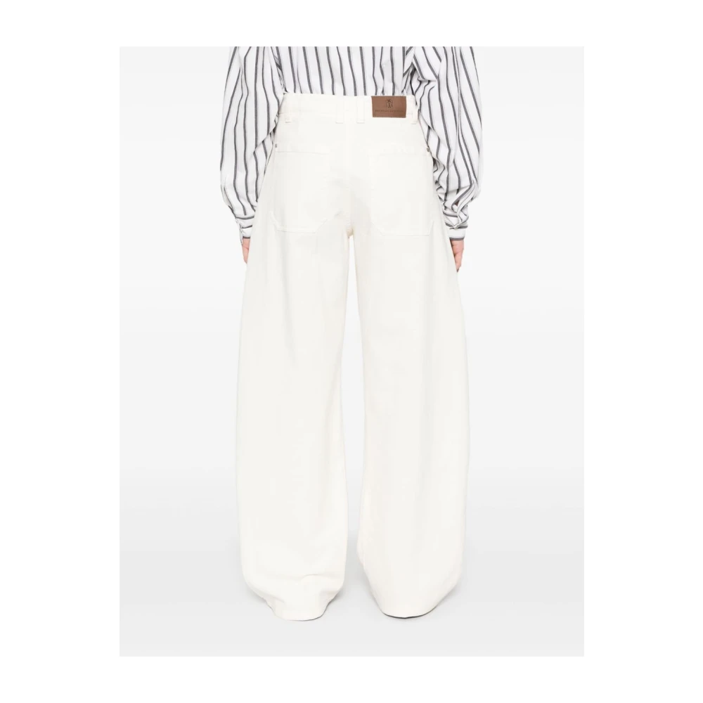 BRUNELLO CUCINELLI Elegante Herenbroek White Dames