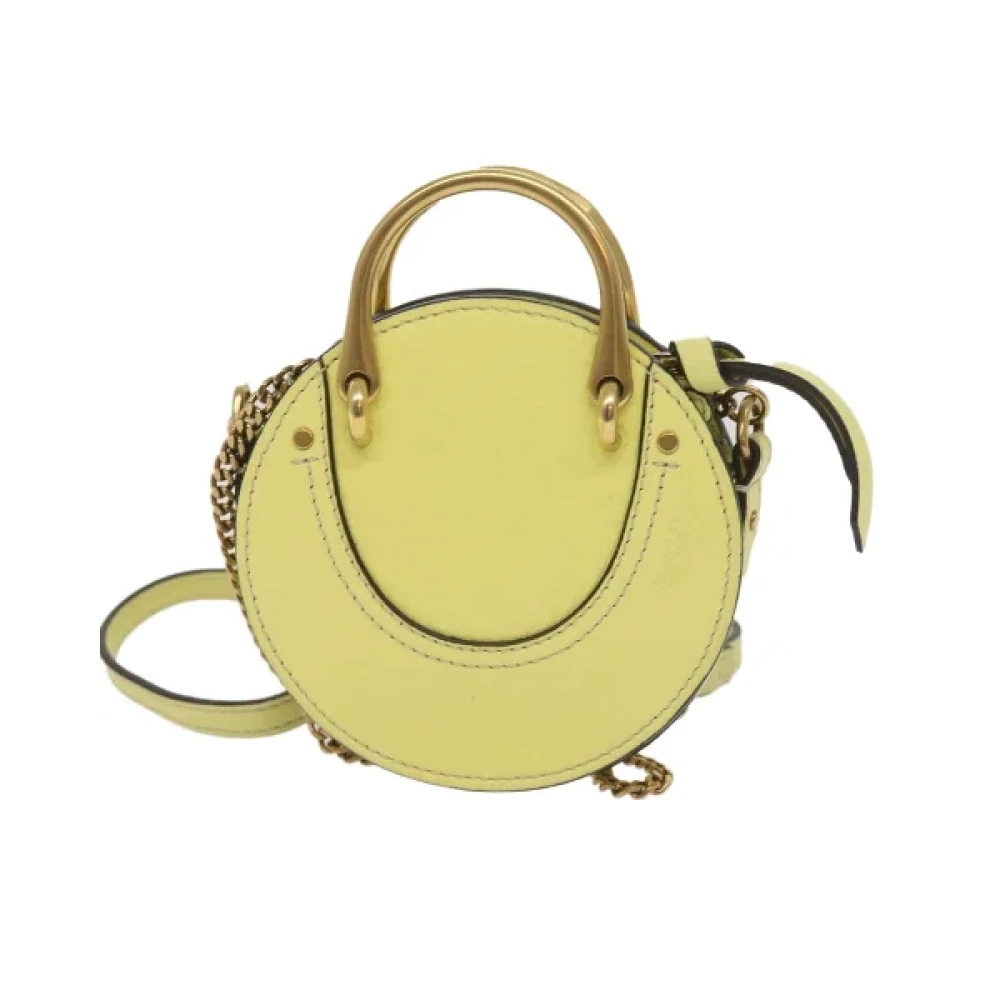 Chloé Pre-owned Suede shoulder-bags Yellow Dames