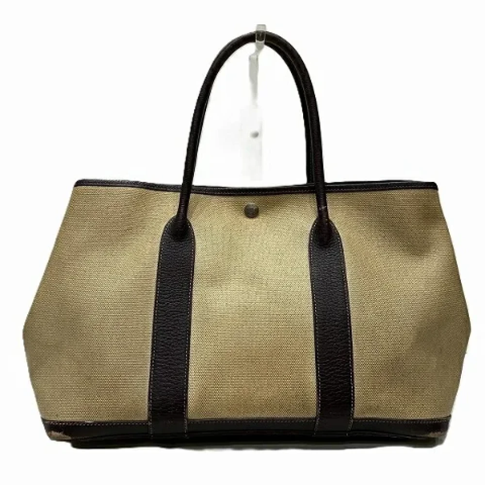 Hermès Vintage Pre-owned Canvas totes Beige Dames