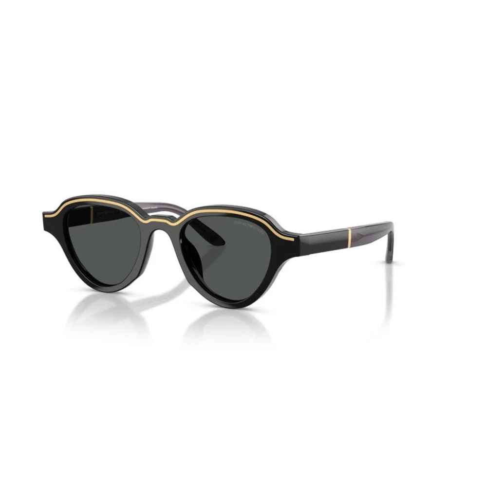 Emporio Armani Black Sunglasses, Male, 47 Mm, Sunglasses