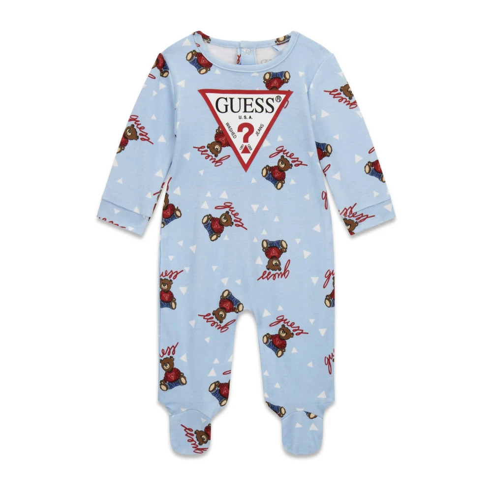 Guess Unisex Kids Multicolor Bodies & Sets, 9 M, Teddy Triangle Babygrow