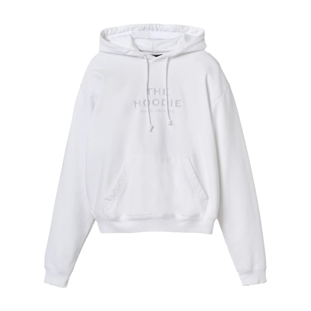 Marc Jacobs Witte Katoenen Hoodie White Dames